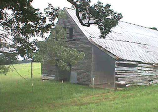 a barn