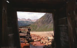 View from the old, closed Buchannan Mine, on the Clear Lakes Jeep Road.