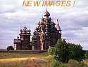The wooden Cathedral of the Transfiguration on the Island Kizhi on Lake Onega - Karelia, Russia
