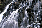 A small cascade, part of Lower Twin Falls, Yankee Boy Basin.